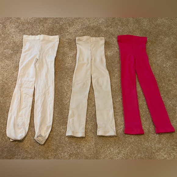 5 piece girls lot size 6 / 6x dresses / tunic tops, tights, footless leggings - Picture 5 of 13